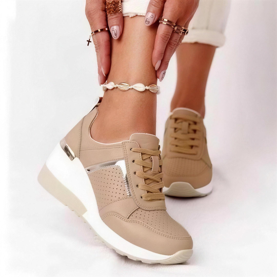 Kvinders Komfortable Sneakers Fleksible Gummisål