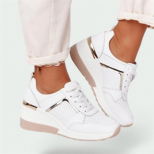 Kvinders Komfortable Sneakers Fleksible Gummisål