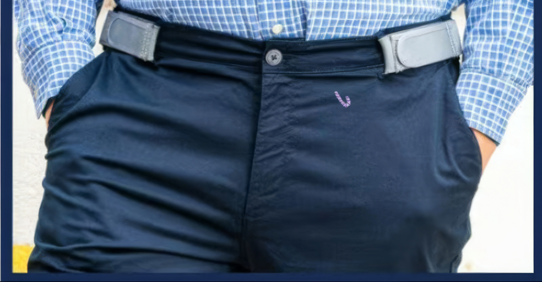 Unisex Bælte Spændeløst Minimalistisk Design Justerbar Pasform