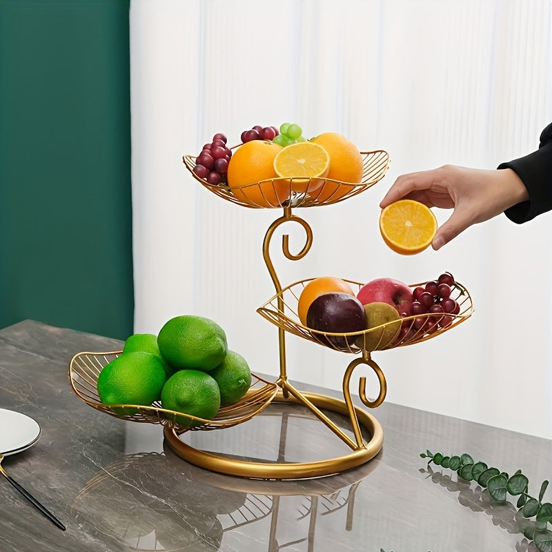 3-lags Frugtskålsstativ til Snacks og Desserter 1