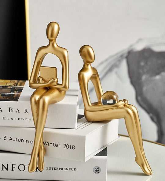 Abstrakte Statuetter til Indretning – Unikke Figurer til Hylder og Borde 3