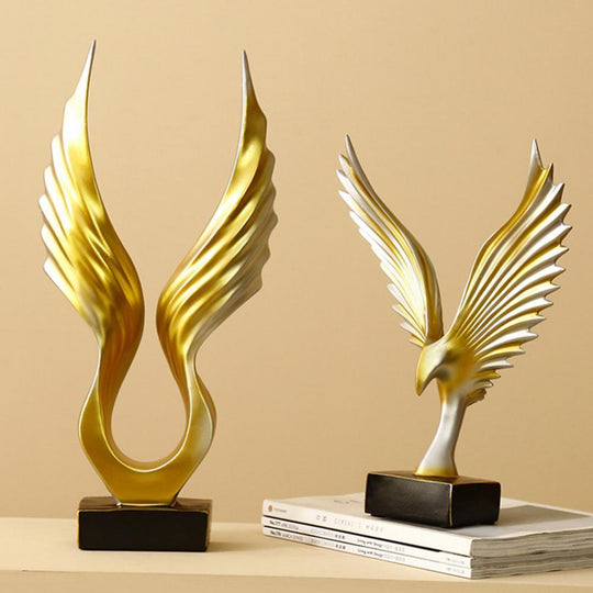 Angel Wing Skulptur til Boligdekoration 1