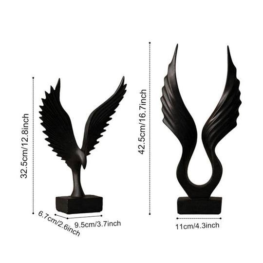 Angel Wing Skulptur til Boligdekoration 4