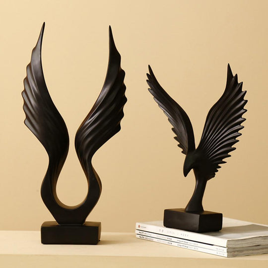 Angel Wing Skulptur til Boligdekoration 5