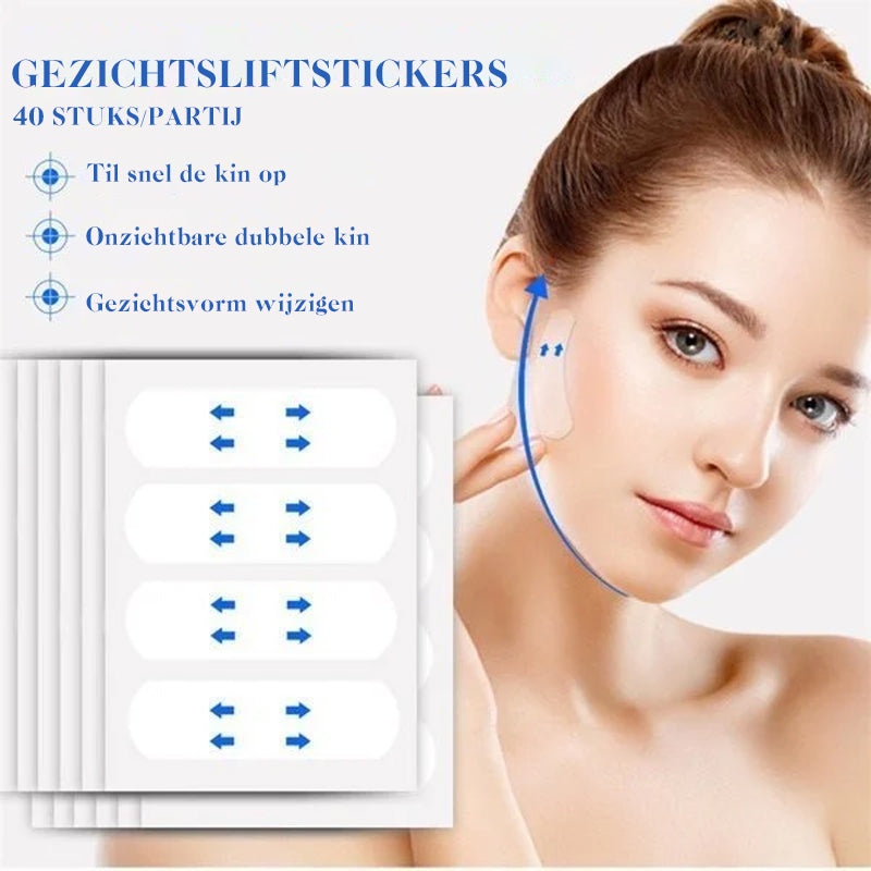 Ansigtsløfter Tape til Kvinder - Usynlig Design 2