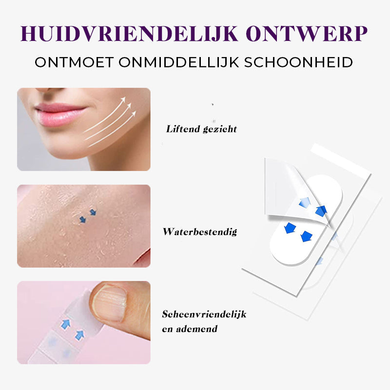 Ansigtsløfter Tape til Kvinder - Usynlig Design 7