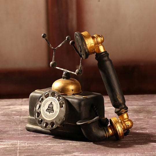 Antik Telefon Dekor Retro Design til Indretning 1