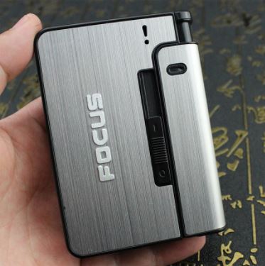 Automatisk Cigaretetui Med Lighter - Praktisk Design Til Rygere 7