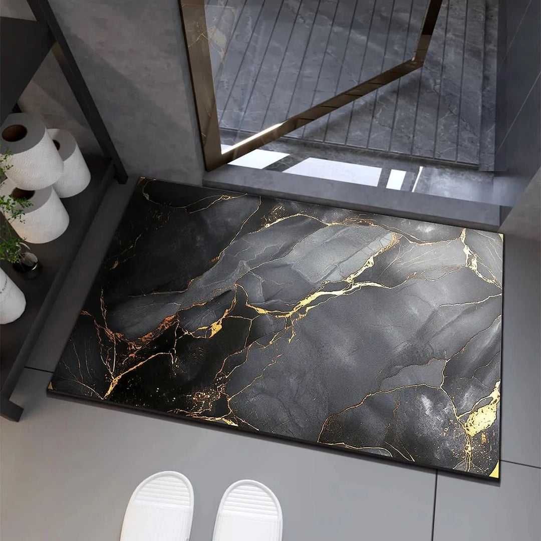 Bademåtte til Badeværelse Absorberende og Skridsikker 1