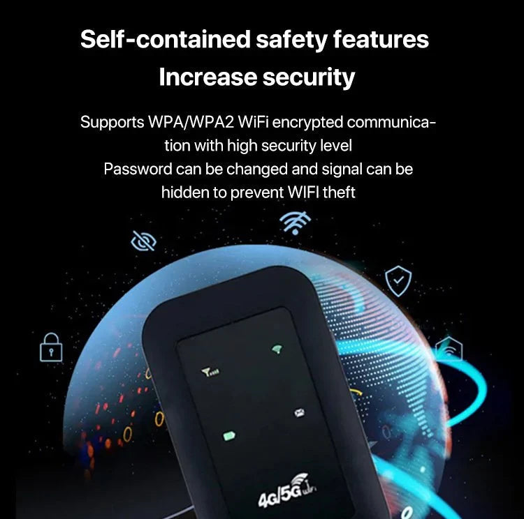 Bærbar 5G WiFi-router Kompakt 2