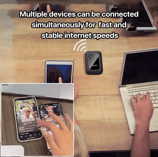 Bærbar 5G WiFi-router Kompakt 5