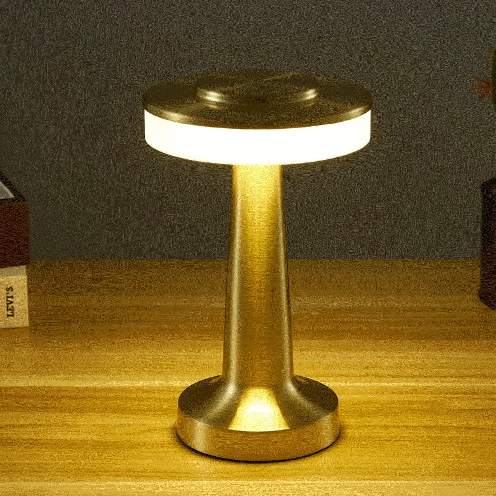 Bærbar Bordlampe Trådløs med Retro Design 3