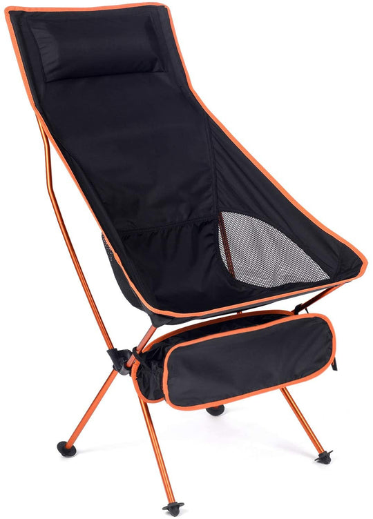 Bærbar Campingstol med Komfortabelt Design 1