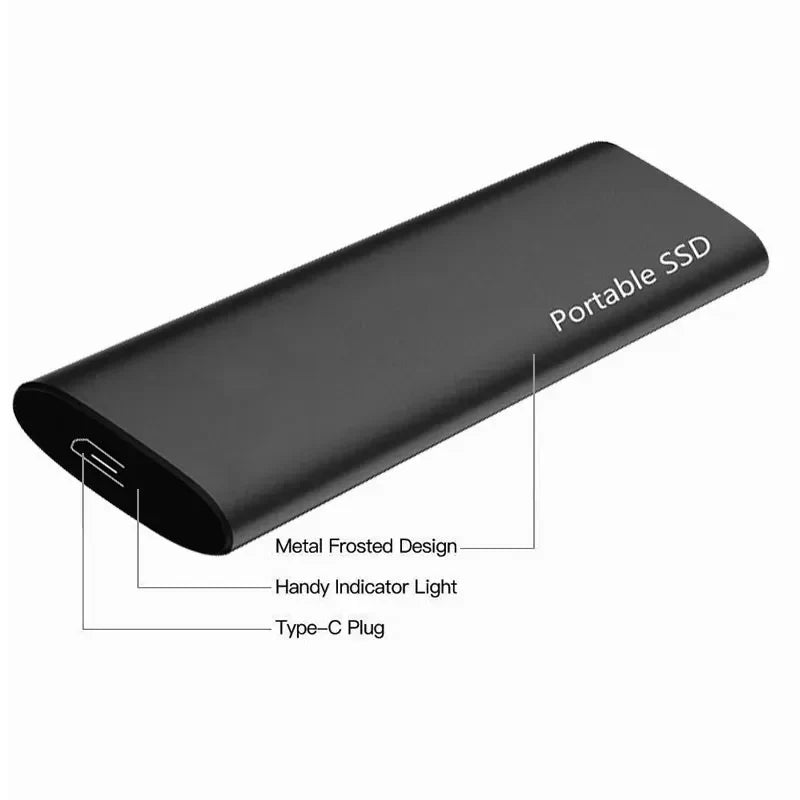 Bærbar Ekstern Harddisk 2 TB Ultratynd 8