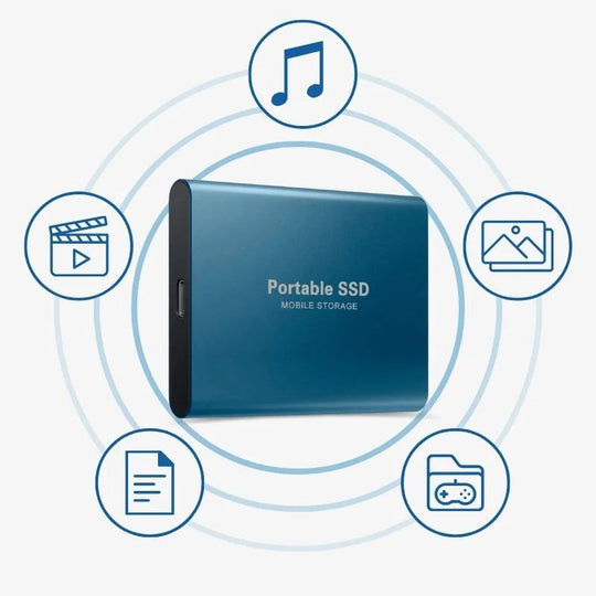 Bærbar Ekstern SSD Harddisk Med Høj Hastighed Kompakt Design 7
