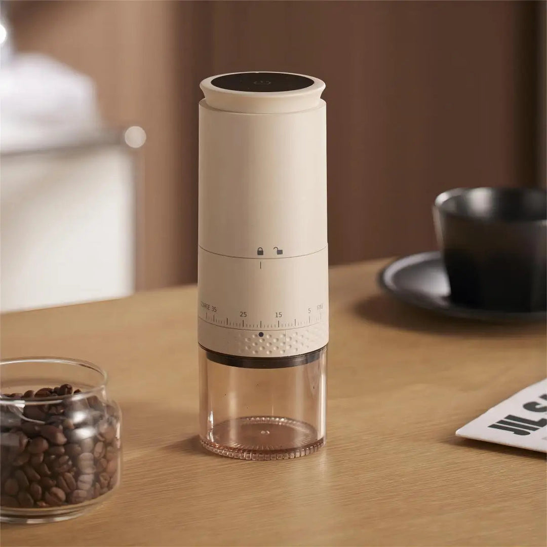 Bærbar Elektrisk Kaffekværn Justerbart Maleniveau 3