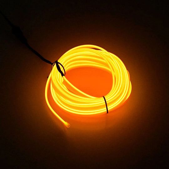 Bil Neon Lys Sæt Tilpasseligt USB Lyskabel 5m 15