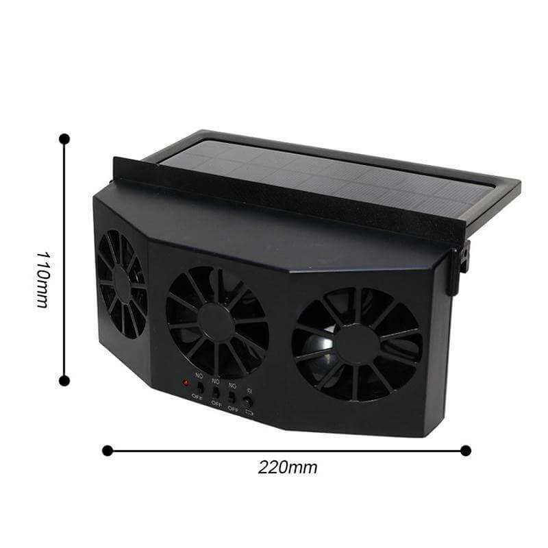 Bilventilator Solcelledrevet 6