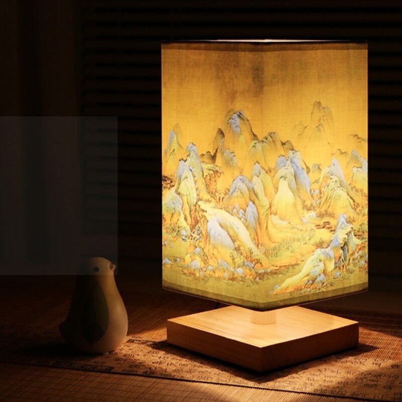 Bordlampe i Japansk Skandinavisk Stil 2