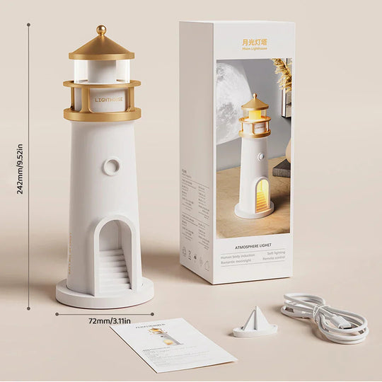 Bordlampe med Dæmpbar Belysning og Bluetooth - Moderne Ambient Lampe til Stue og Soveværelse 5
