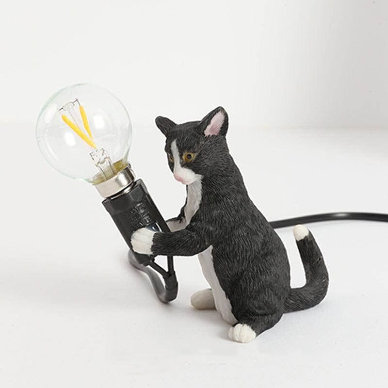 Bordlampe med Kattefigur Dekorativ Stil 4