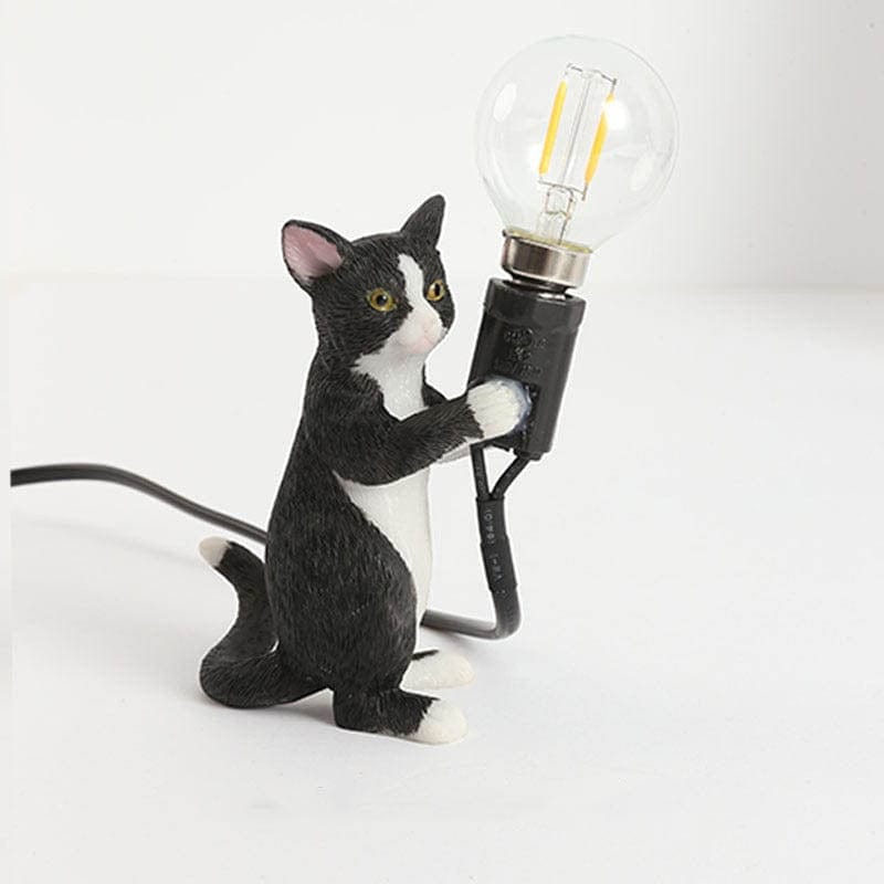 Bordlampe med Kattefigur Dekorativ Stil 5
