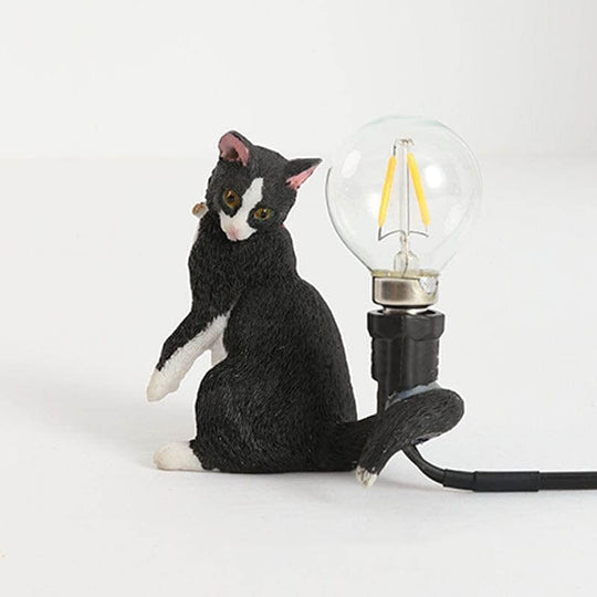 Bordlampe med Kattefigur Dekorativ Stil 6