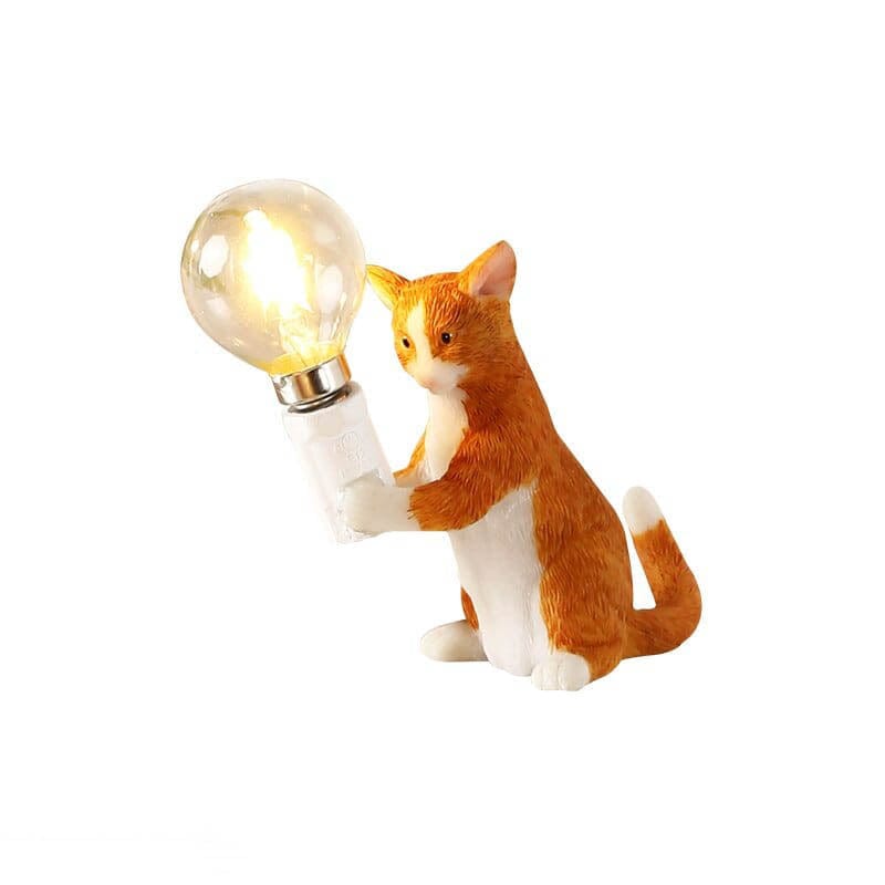 Bordlampe med Kattefigur Dekorativ Stil 7