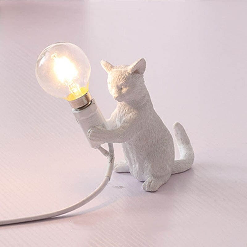 Bordlampe med Kattefigur Dekorativ Stil 8