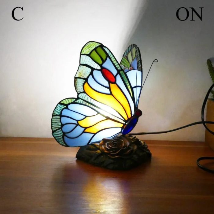 Bordlampe med Retro Sommerfugl Design 5