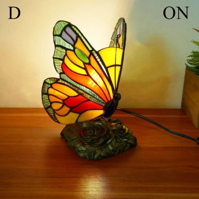 Bordlampe med Retro Sommerfugl Design 6