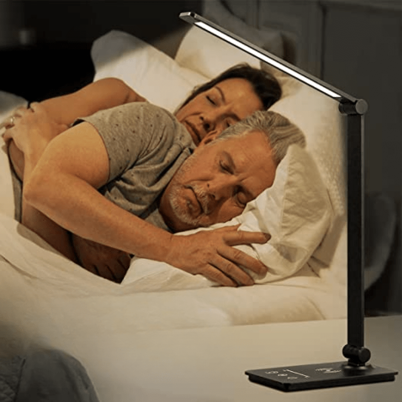 Bordlampe med Trådløs Opladning og Justerbar Lysstyrke 3