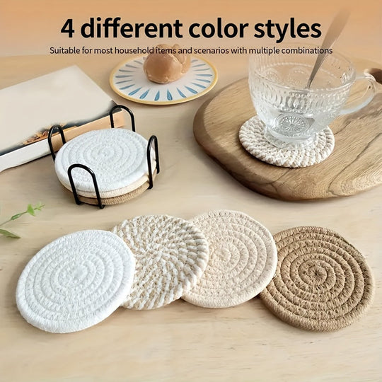 Bordskåner Sæt i Boho Stil – 8 Deler Vævet Design til Hjemmet 5