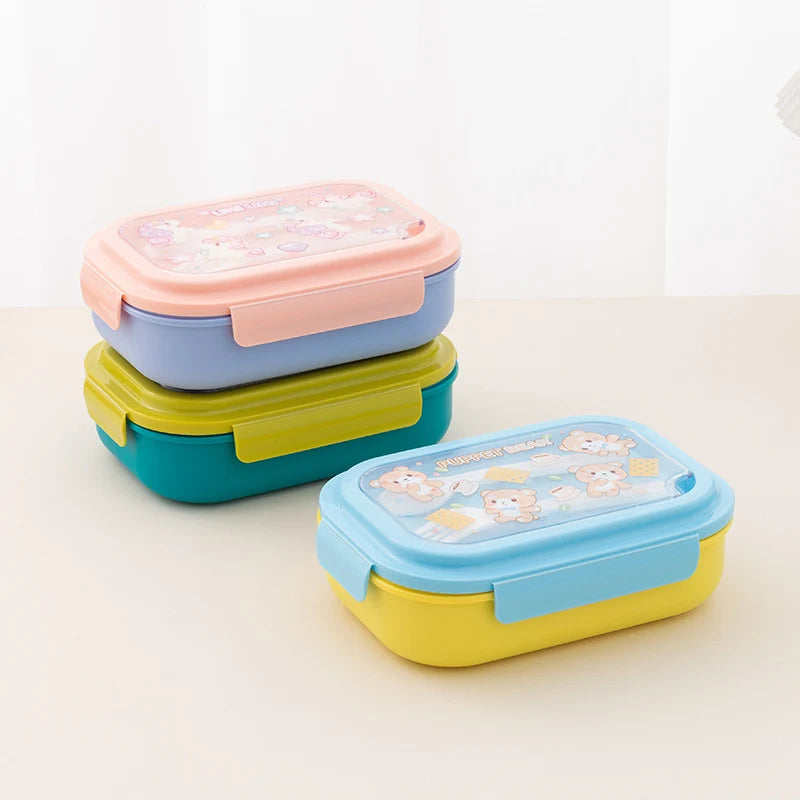 Børns Bento Madkassesæt med Enhjørning Design 2