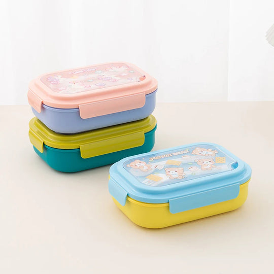Børns Bento Madkassesæt med Enhjørning Design 2