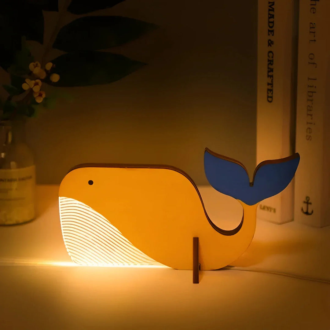 Børns Bordlampe med Dyremotiver 3