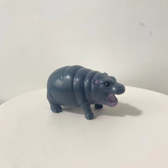 Børns Legetøjsfigur Flodhest Realistisk Design 3