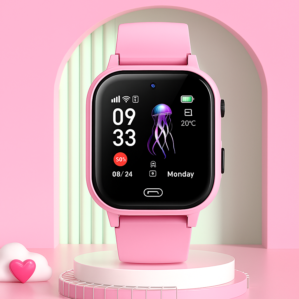 Børns Smartwatch med GPS og Kamera, Vandtæt og Letvægts Design 5