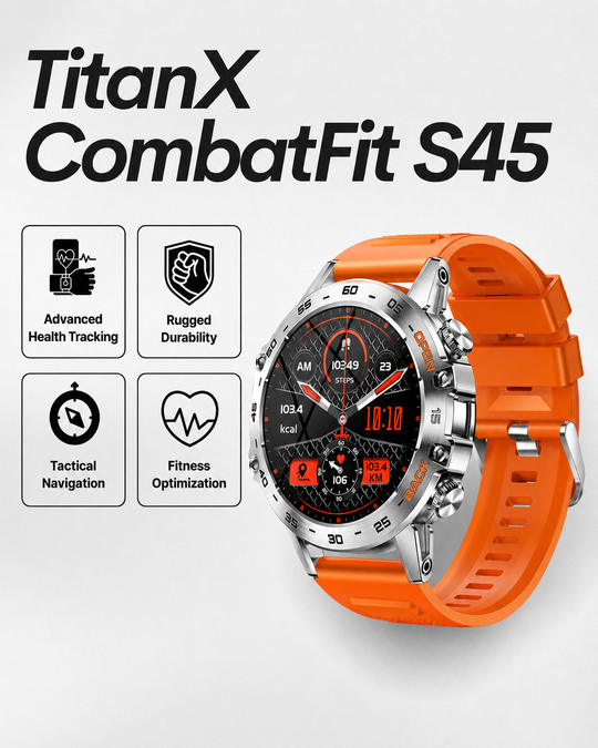 Herre Smartwatch Med GPS Navigation Til Fitness Og Udendørs Aktiviteter