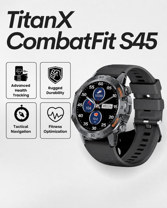 Herre Smartwatch Med GPS Navigation Til Fitness Og Udendørs Aktiviteter
