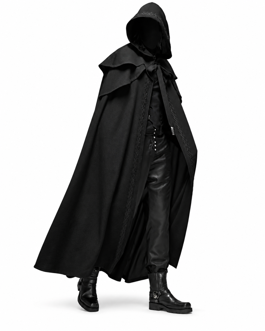 Unisex Hooded Cloak Gothic Style