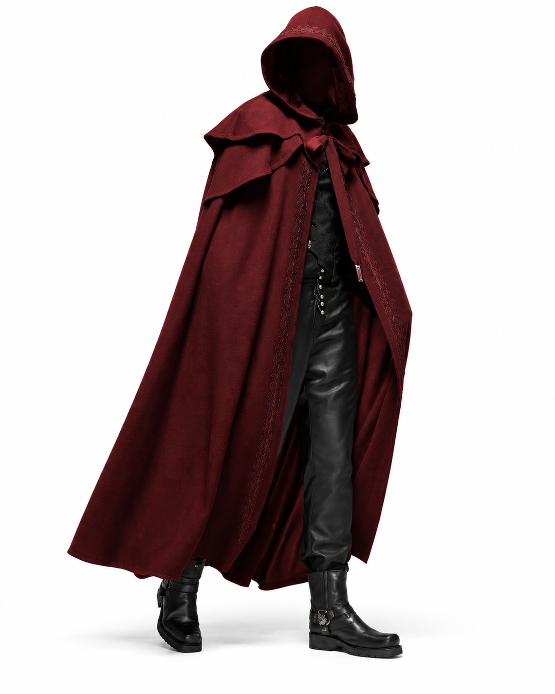 Unisex Hooded Cloak Gothic Style