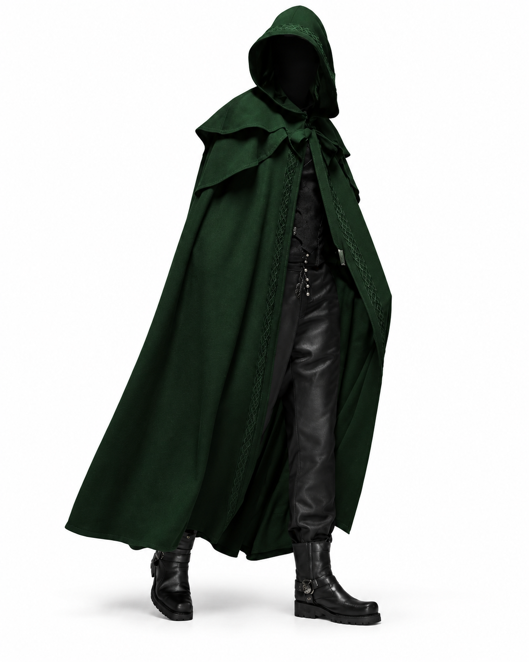 Unisex Hooded Cloak Gothic Style
