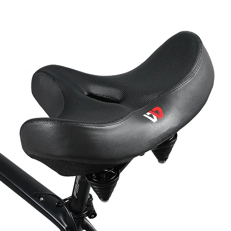 Cykelsæde Ekstra Bredt Ergonomisk PU-Læder Ventilation 0