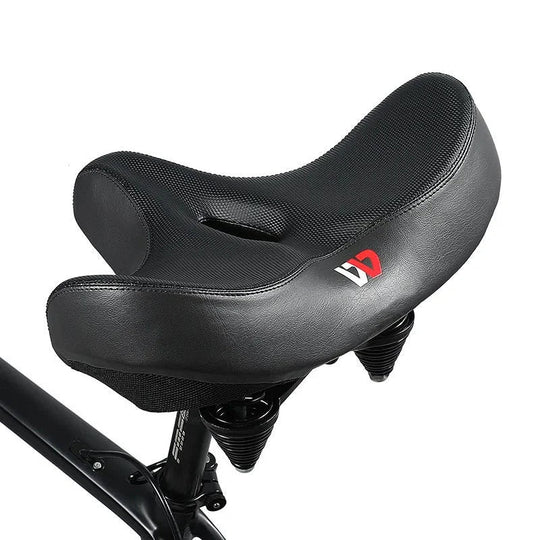 Cykelsæde Ekstra Bredt Ergonomisk PU-Læder Ventilation 0