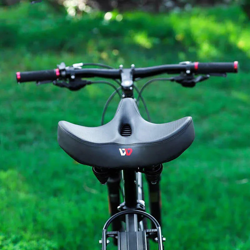 Cykelsæde Ekstra Bredt Ergonomisk PU-Læder Ventilation 4