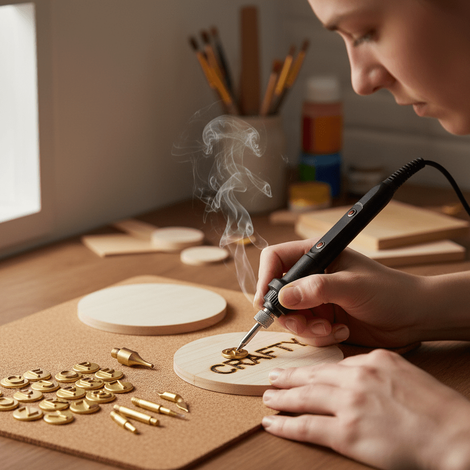 DIY Håndværkssæt til Gravering og Brænding 56 Dele 0