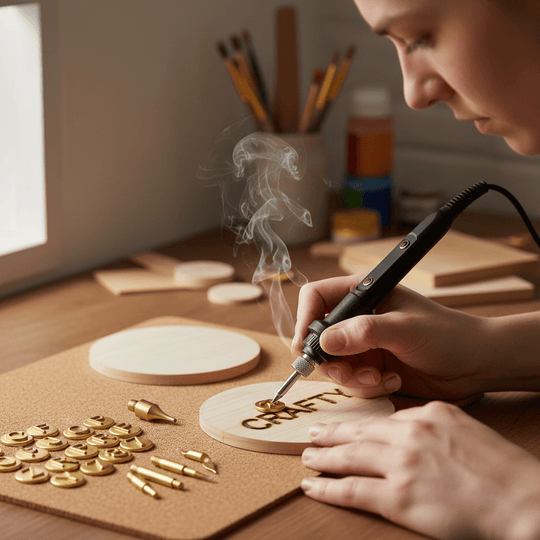 DIY Håndværkssæt til Gravering og Brænding 56 Dele 0