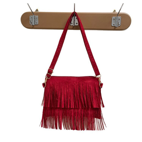 Dame Crossbody Taske med Frynser 5