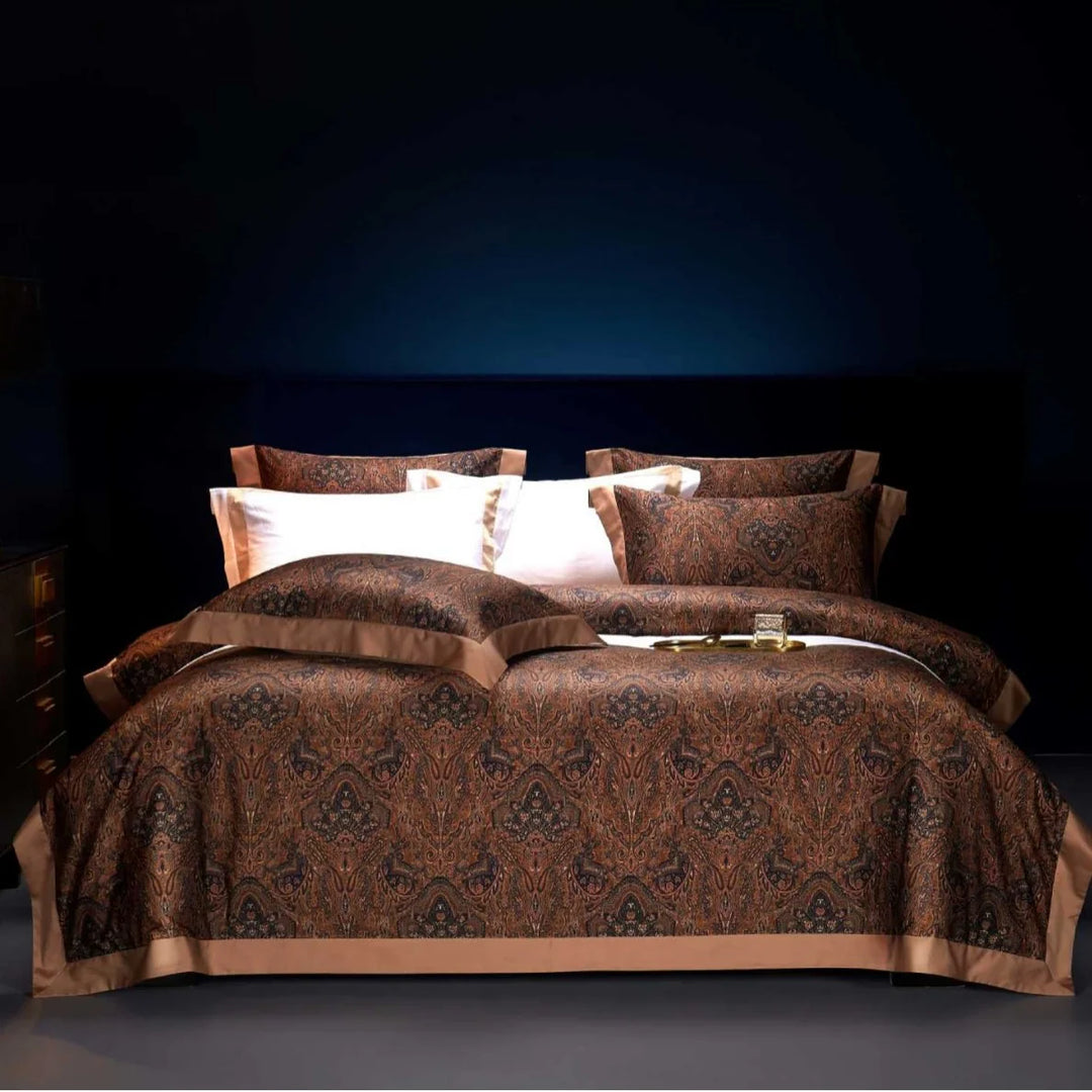 Dame Dynebetræksæt Paisley Jacquard Design 0